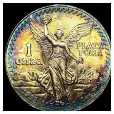1985 Mexico Silver 1 Onza Libertad GEM BU