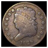 1828 Classic Head Half Cent NICELY CIRCULATED