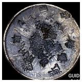 Mexico Silver 8 Reales Punchmarked NEARLY UNCIRCU