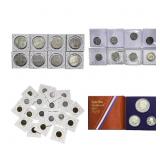 Various Dates Mixed Silver Coins and 1 Cents