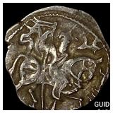 India Rajput 700-1000  Silver Jital NEARLY UNCIRC