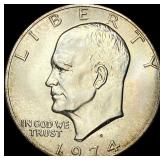 1974-S Eisenhower Dollar GEM BU