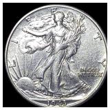 1943-S Silver Walking Liberty Half Dollar UNCIRCUL