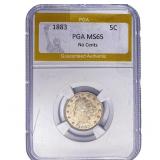 1883 Liberty Victory Nickel PGA MS65 No Cents
