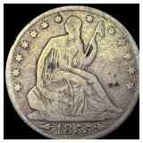 1855-O Silver Half Dollar NICELY CIRCULATED