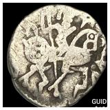 700-1000 AD India Rajput Silver Jital NEARLY UNCIR