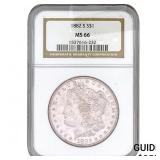 1882-S Morgan Silver Dollar NGC MS66