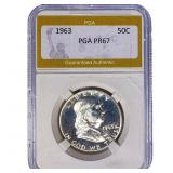 1963 Franklin Half Dollar PGA PR67