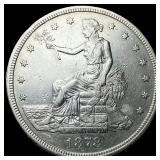 1878-S Silver Trade Dollar CLOSELY UNCIRCULATED