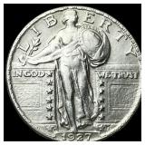 1927-D Silver Standing Liberty Quarter CLOSELY UNC