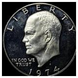 1974-S Eisenhower Silver Dollar CHOICE PROOF