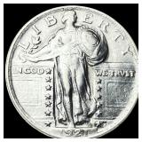1921 Silver Standing Liberty Quarter UNCIRCULATED
