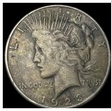 1923-S Silver Peace Dollar NEARLY UNCIRCULATED