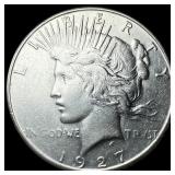 1927-S Silver Peace Dollar CLOSELY UNCIRCULATED