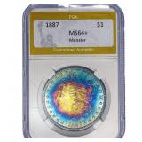 1887 Morgan Silver Dollar PGA MS64+ Monster