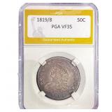 1819/8 Capped Bust Half Dollar PGA VF35