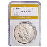 1903 Morgan Silver Dollar PGA MS64