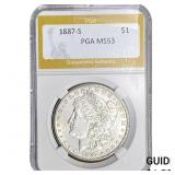 1887-S Morgan Silver Dollar PGA MS63