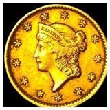 1851 Gold $1 Type 1 CHOICE AU