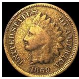 1869 Indian Head Cent LIGHTLY CIRCULATED