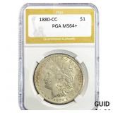 1880-CC Morgan Silver Dollar PGA MS64+