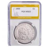 1900 Lafayette Silver Dollar PGA MS63