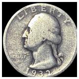 1932-D Silver Washington Quarter NICELY CIRCULATED