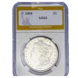 1904 Morgan Silver Dollar PGA MS63