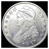 1817 Capped Bust Half Dollar NEARLY UNCIRCULATED