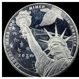 2020 1 oz Silver Round 'True Patriot' .999 Fine