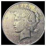 1923-S Silver Peace Dollar NEARLY UNCIRCULATED