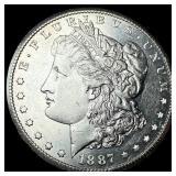1887 Morgan Silver Dollar CHOICE AU