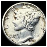 1928-S Silver Mercury Dime CLOSELY UNCIRCULATED