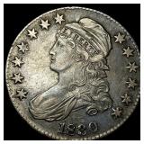 1830 Capped Bust Half Dollar NEARLY UNCIRCULATED