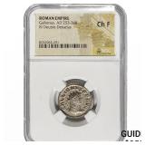 Roman Gallienus, AD 253-268 BI Dbl-Denarius NGC C
