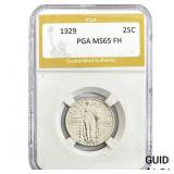1929 Standing Liberty Quarter PGA MS65 FH