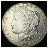 1902-S Silver Morgan Dollar CHOICE AU