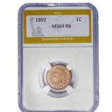 1892 Indian Head Cent PGA MS64 RB