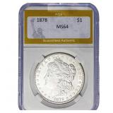 1878 Morgan Silver Dollar PGA MS64