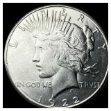 1922 Silver Peace Dollar UNCIRCULATED