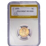 1995 Lincoln Memorial Cent PGA MS67 RD DDO