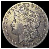 1891-CC Silver Morgan Dollar ABOUT UNCIRCULATED