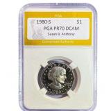 1980-S Susan B. Anthony Dollar PGA PR70 DCAM