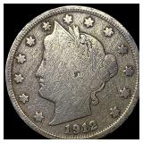 1912-S Liberty Head Nickel NICELY CIRCULATED
