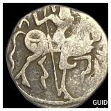 700-1000 AD India Rajput Silver Jital NEARLY UNCIR