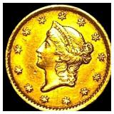 1852 Gold $1 Liberty Head Type 1 HIGH GRADE