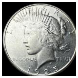 1925-S Silver Peace Dollar CLOSELY UNCIRCULATED