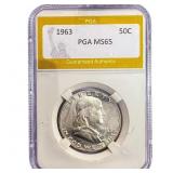 1963 Franklin Half Dollar PGA MS65
