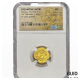 Byzantine Phocas, AD 602-610 Gold Tremissis 1.48G