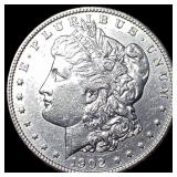 1902 Morgan Silver Dollar CLOSELY UNCIRCULATED
